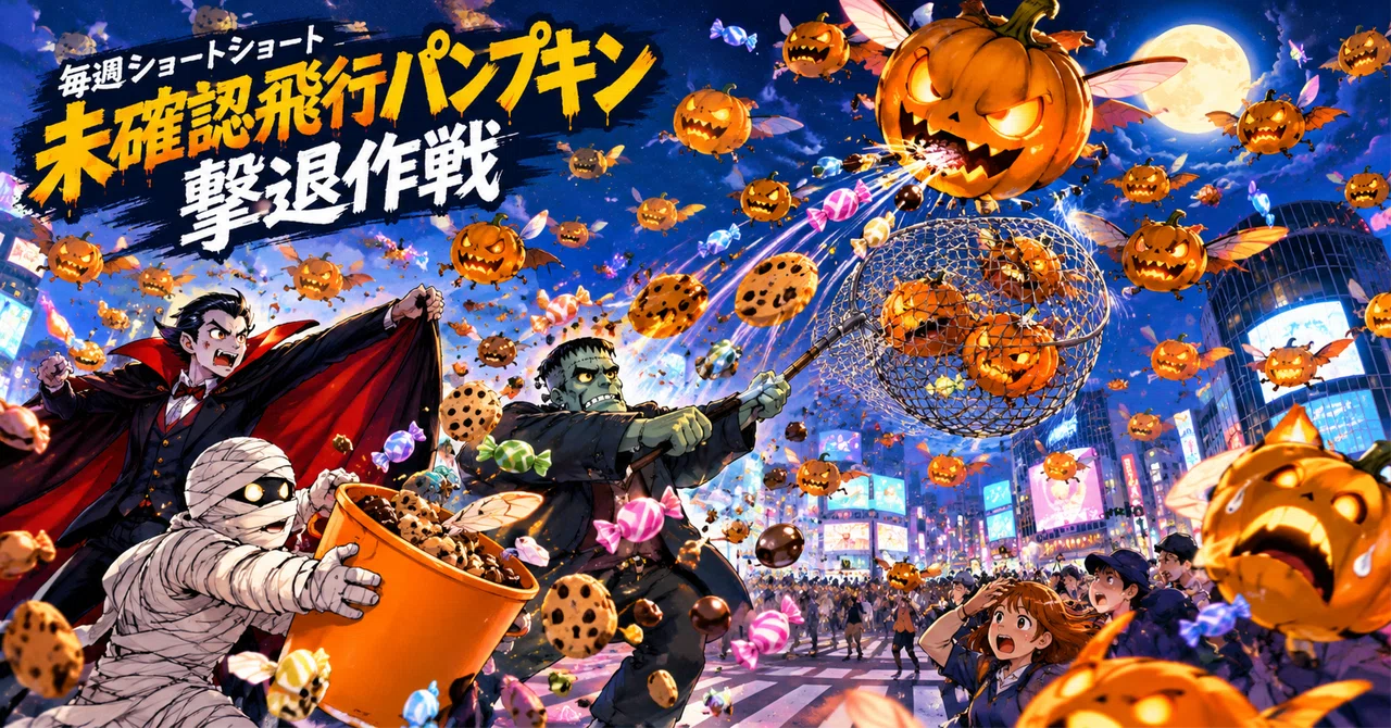 Weekly Short-Short: Operation Repel Unidentified Flying Pumpkins｜柴田ぷらり