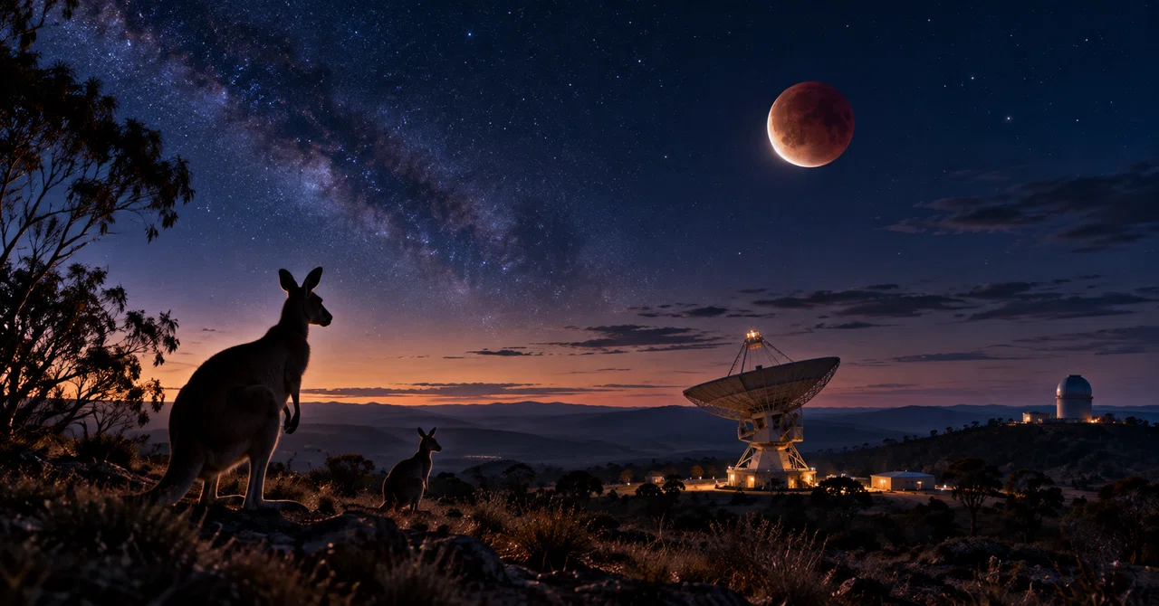 A Total Lunar Eclipse Seen with a Kangaroo — My First Overseas Business ...