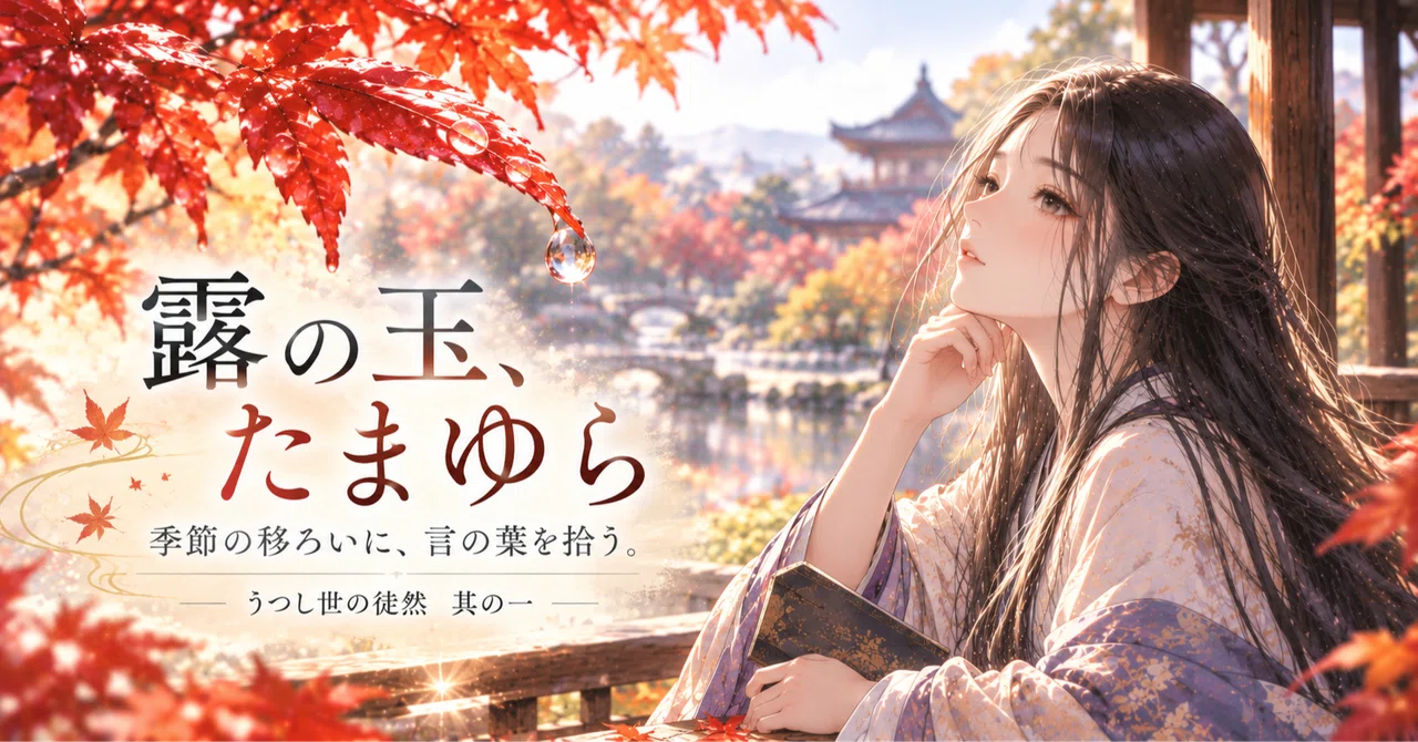 Idle Thoughts of the Transient World #01 'Dewdrop, A Fleeting Moment'｜マサ