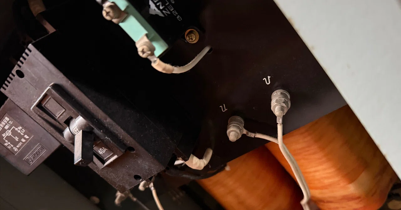 I used a massive infrastructure device (isolation transformer) from a ...