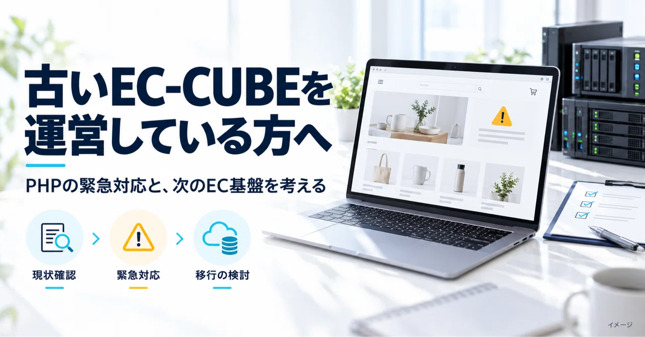 For those operating an old EC-CUBE: What you need to check immediately ...
