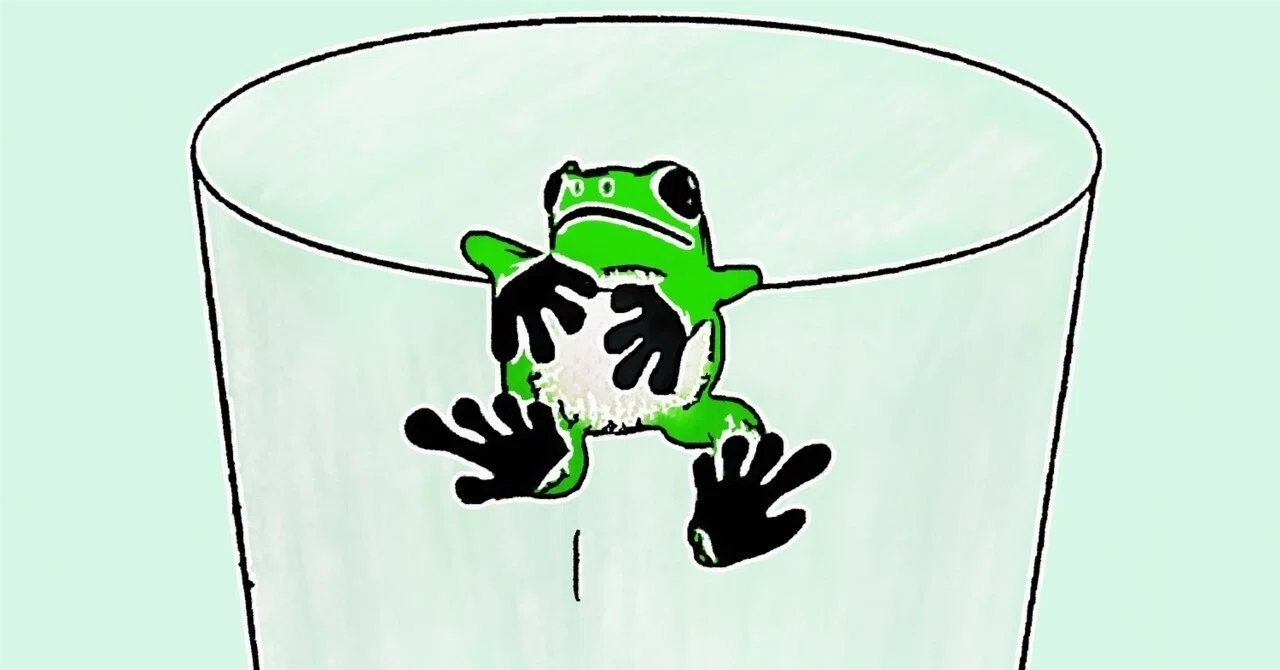 The cause of the 'frog-化' phenomenon might be a 'difference in the ...