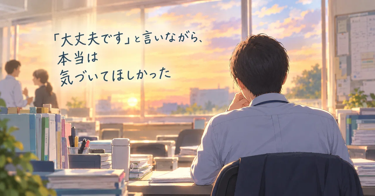 While saying 'I'm fine,' I actually wanted someone to notice｜岸田侑大｜学校教育専門コーチ