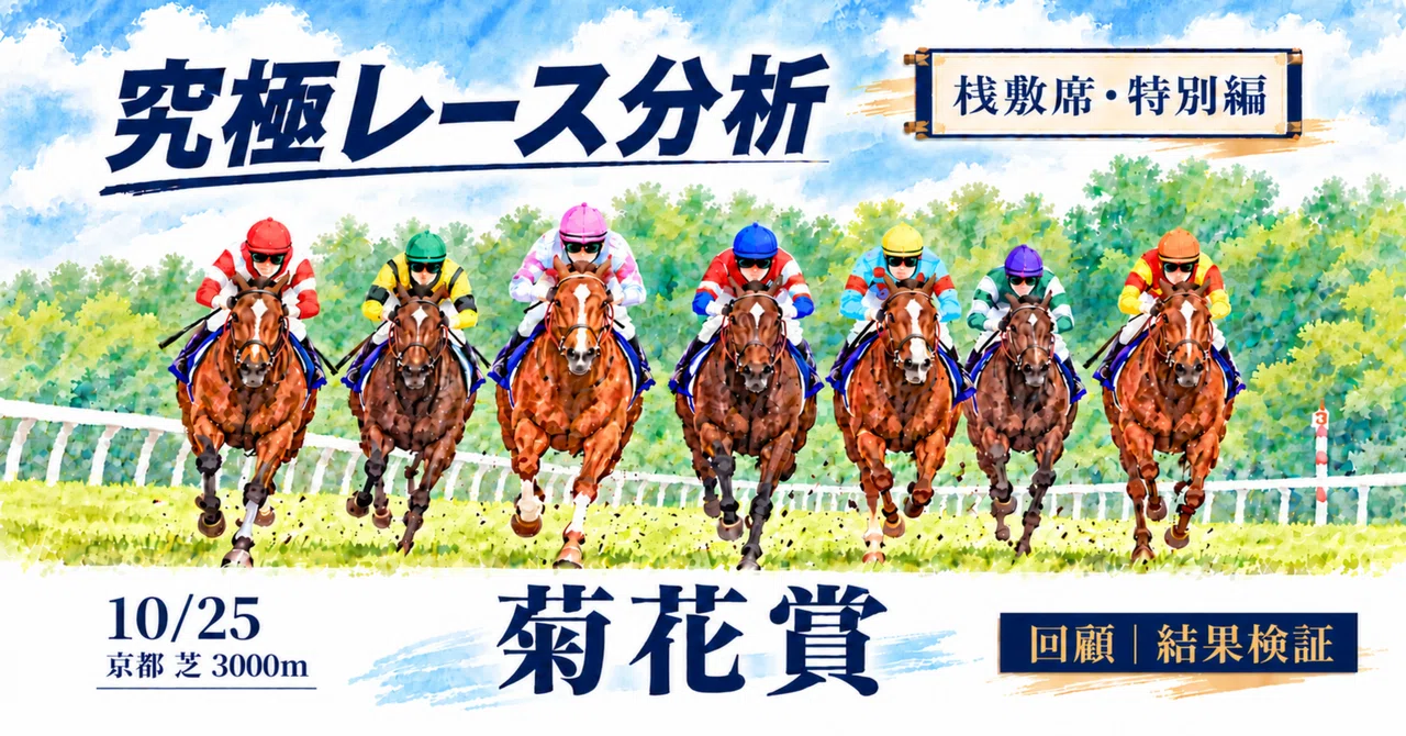 10/25 Kikuka Sho [Review] | The winner was a triangle, the runner-up by ...