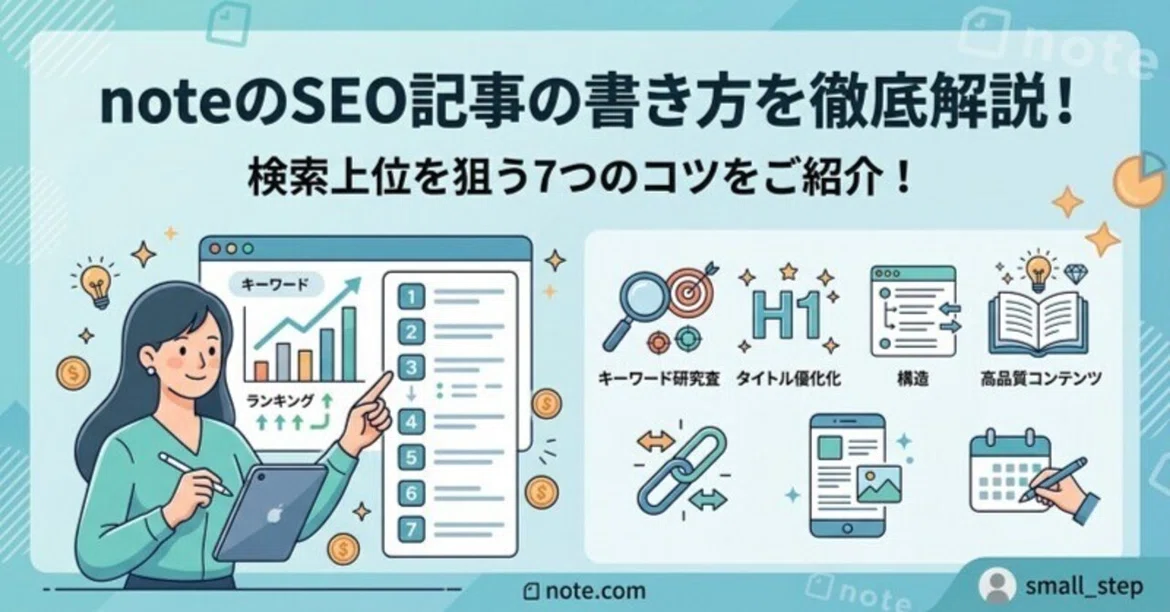 A Thorough Guide to Writing SEO Articles on note! Introducing 7 Tips to ...