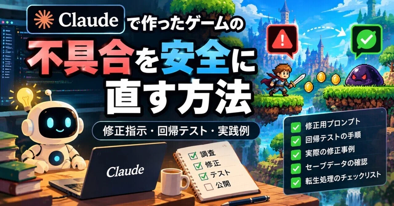 How to Fix Bugs in Games Created with Claude | A Practical Guide to ...