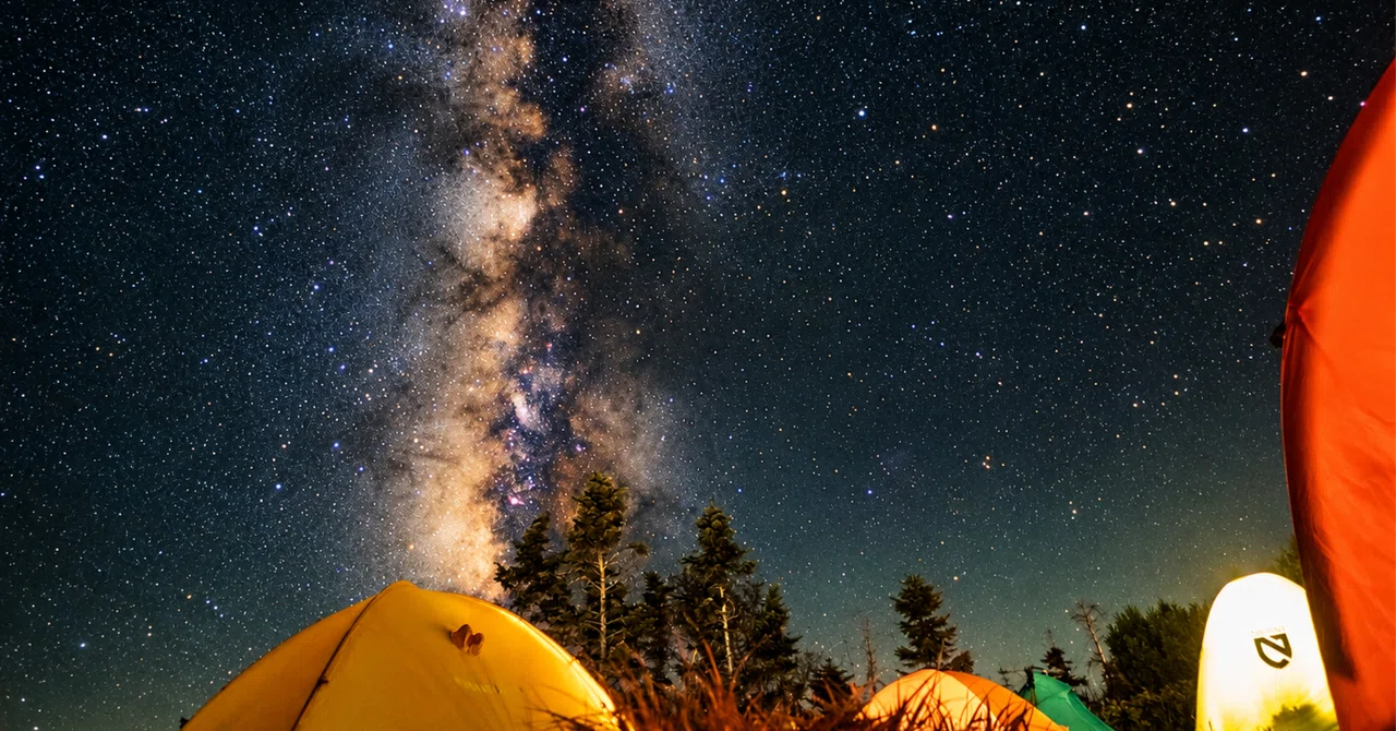 The Milky Way in the night sky. A story about thinking about ...