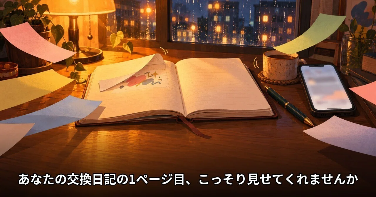 The first page of a shared diary: I wonder what everyone is writing｜Whatcha