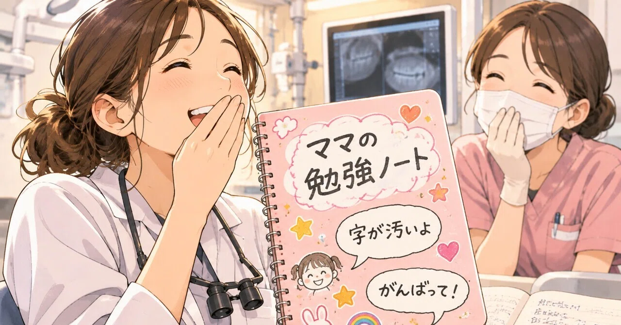My Handwriting is Messy: A Mom Dentist's Monologue｜shika_no_hito