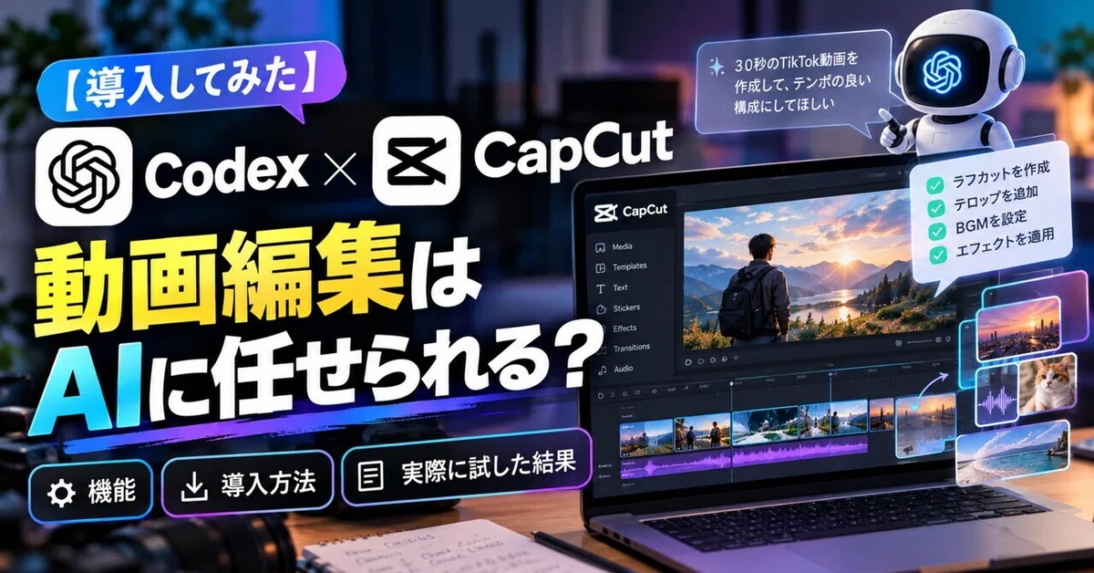 [Tried Installing] Can Codex × CapCut Leave Video Editing to AI ...