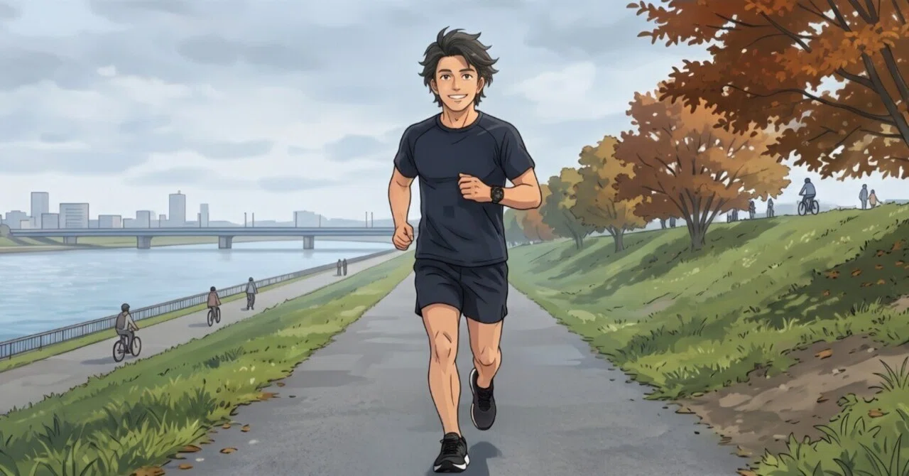 [6-day break, 6km at the end] Sunday morning, a run before the rain! A ...