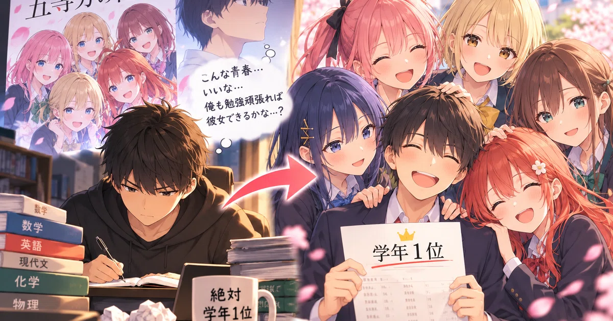 Aspiring to be like The Quintessential Quintuplets and reaching 1st in ...