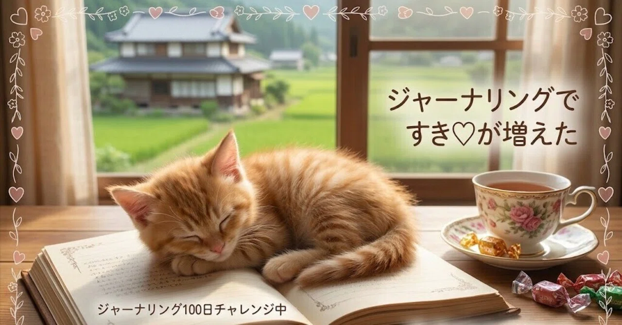 [Day 25] Journaling has increased my 'likes'!｜kiki