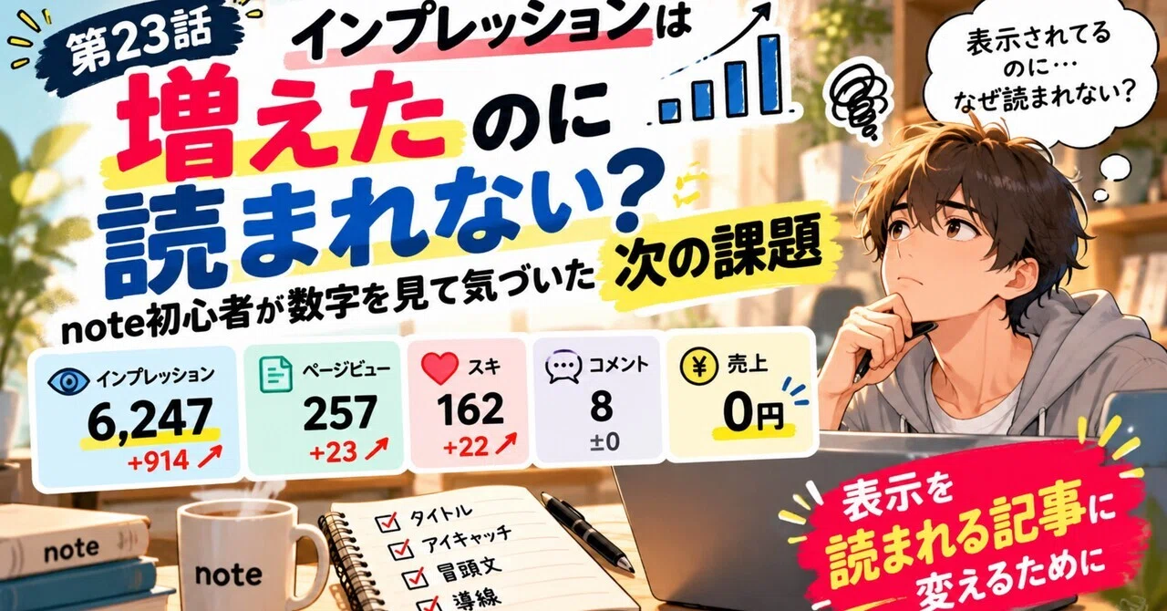 Why aren't my articles being read despite increased impressions? The ...