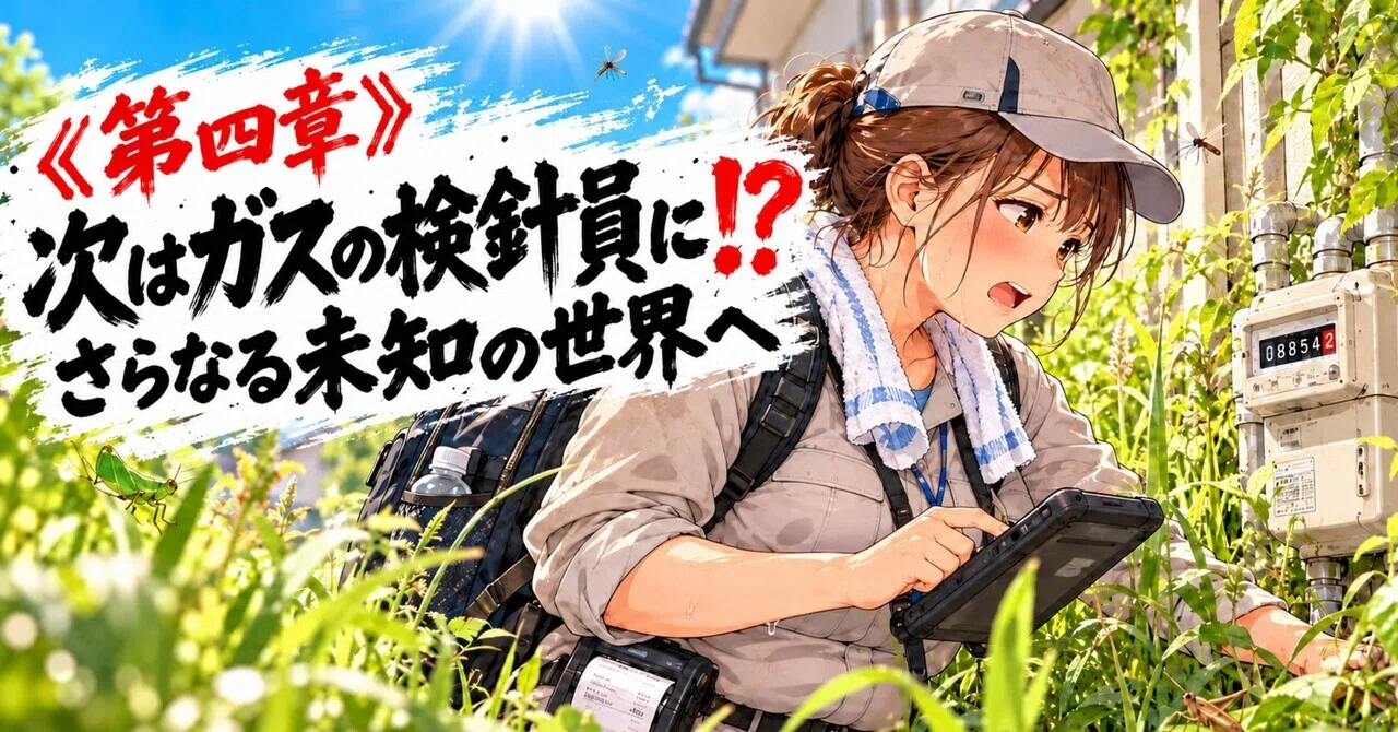 《Chapter 4》Next up, a gas meter reader!? Into another unknown world｜43歳 ...