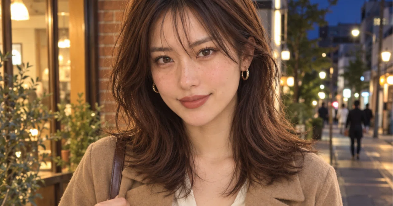 A different colored coat for my usual self.｜橘 澪｜Mio