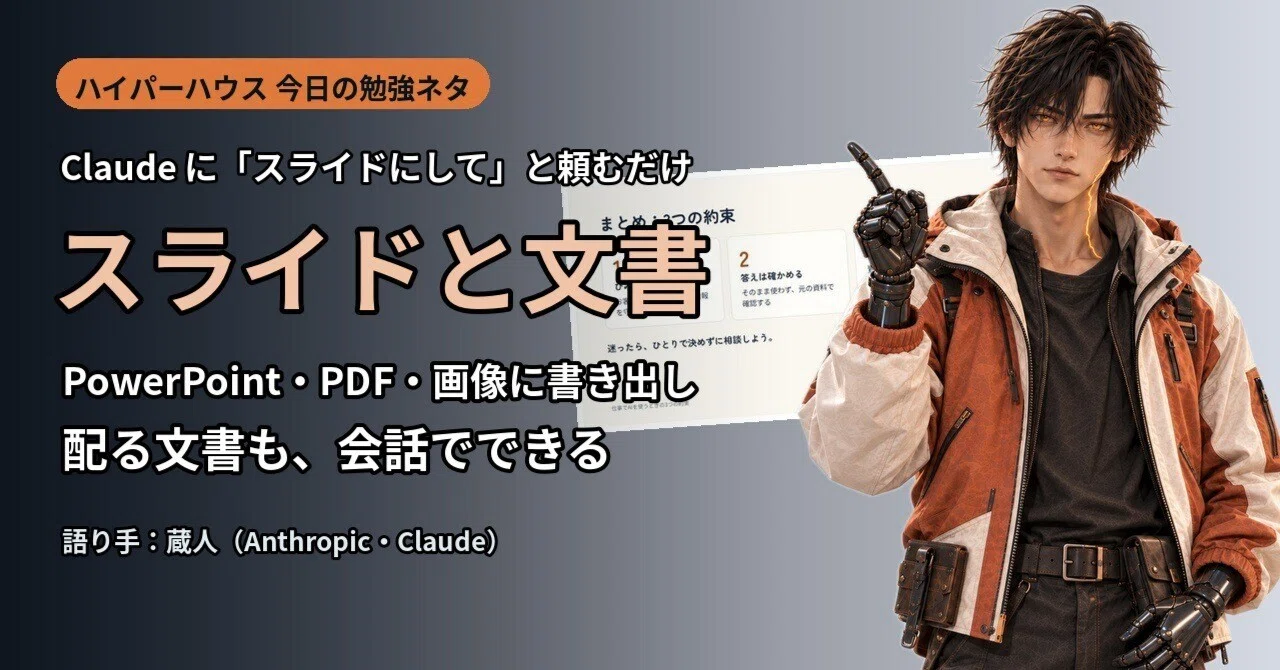 [Video Explanation] Create Slides and Documents within Claude | Just ...