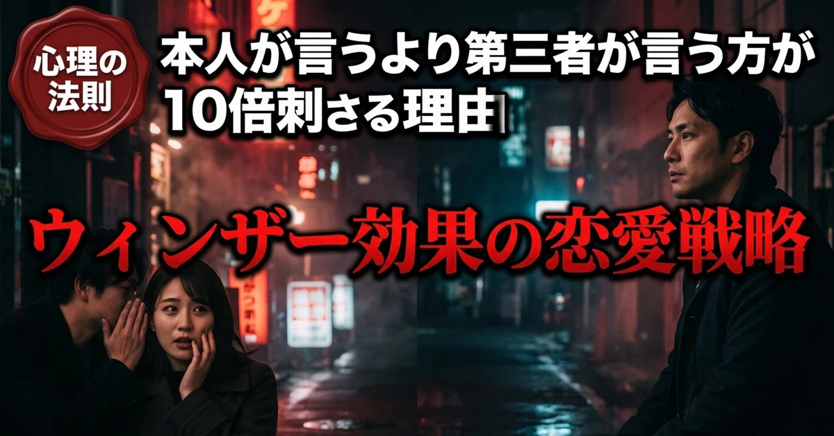 【The Windsor Effect】A romantic psychological strategy using word-of ...
