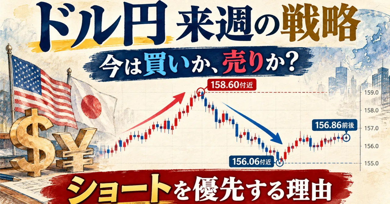 [USD/JPY Weekly Strategy] Sharp drop from the 158 yen range! Is it time ...
