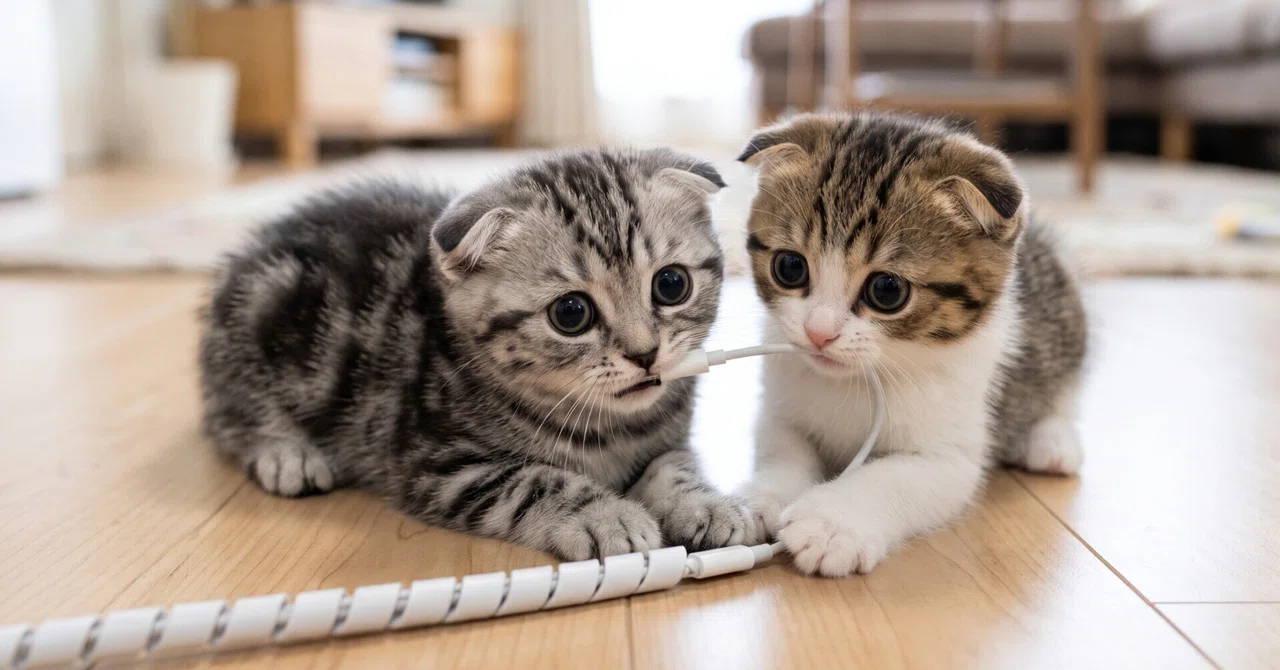 A heart-stopping story about my cat chewing on a charging cable while I ...