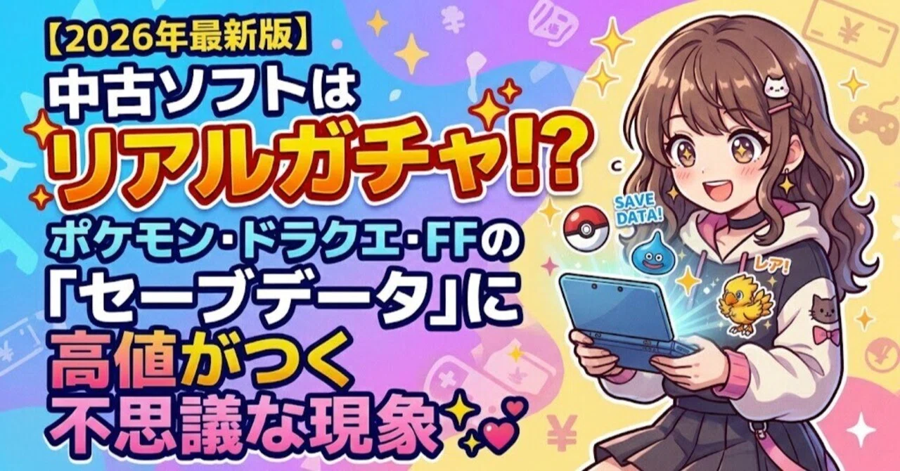 💖 [2026 Latest Edition] Are Used Games Real-Life Gacha!? The Mysterious ...