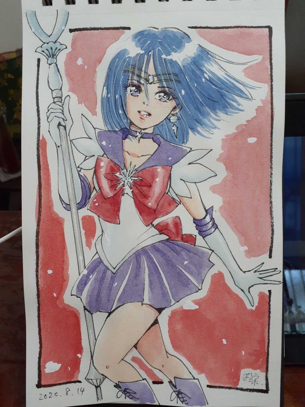 落書き 8 14 セーラーサターン 田村美穂 Note 落書き 8 14 セーラーサターン 田村美穂 Note