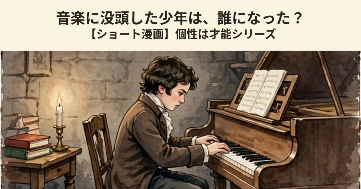 [Short Manga] Who did the boy who immersed himself in music become ...