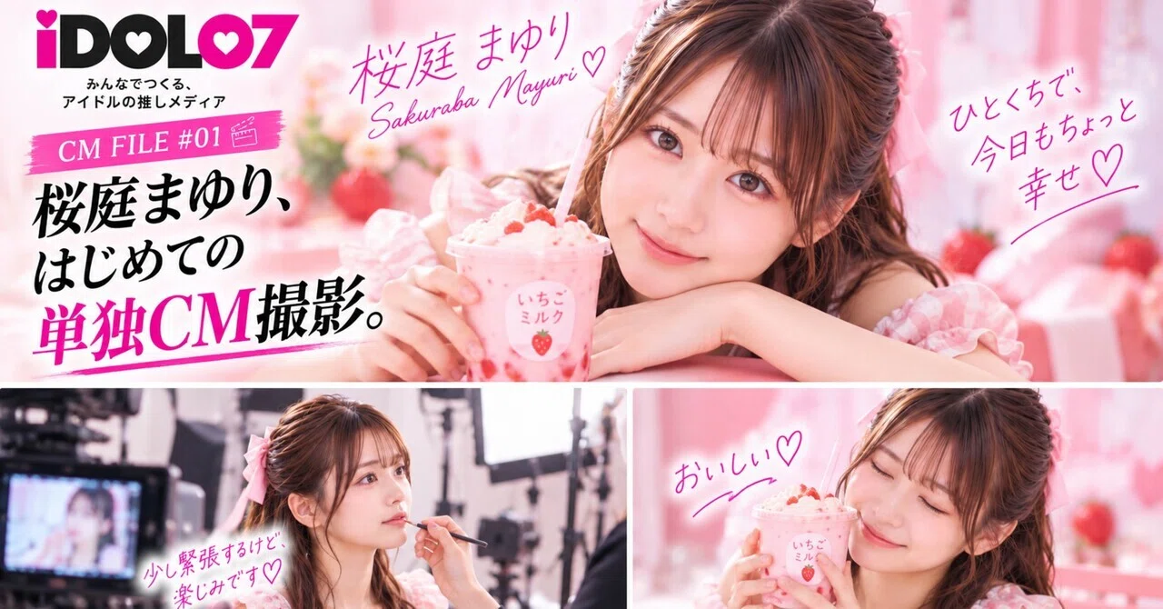 📺 iDOL07 CM FILE #01 Mayuri Sakuraba 