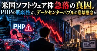 米国ソフトウェア株急落の真因。PHPの脆弱性か、データセンターバブルの崩壊懸念か