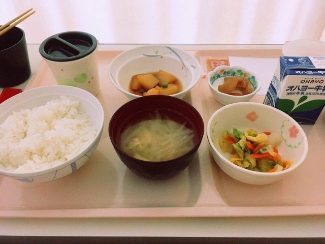 病院食の朝ごはん めりり Note