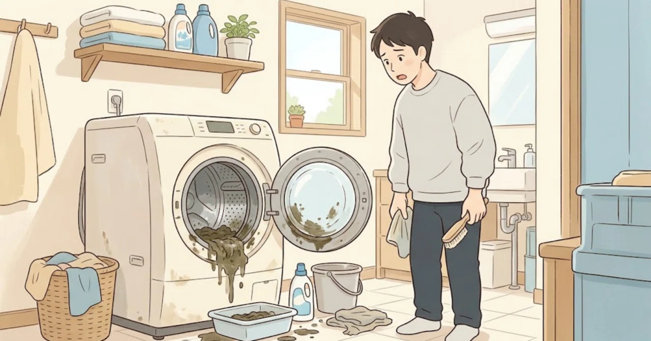 An Unexpected Debris Festival! My Experience Cleaning the Washing ...