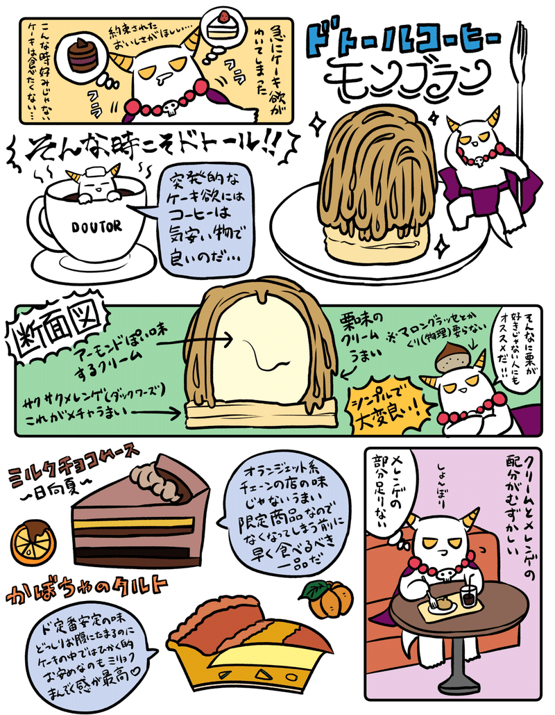 ドトールはケーキ屋 魔王 Note
