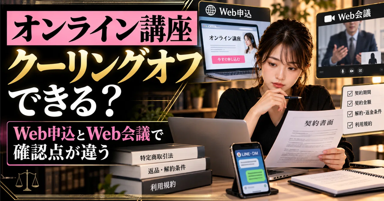 Can You Use Cooling-Off for Online Courses? | Key Points to Check for ...