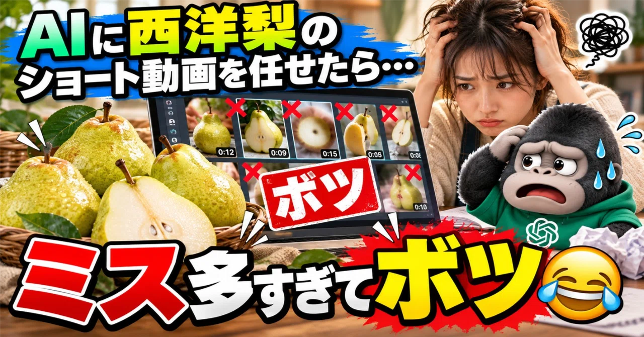 The story of how I let ChatGPT handle a short video about pears, only ...