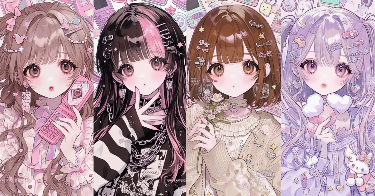 [Free Prompt Distribution] Heisei Internet Girls Illustrated Guide [AI ...