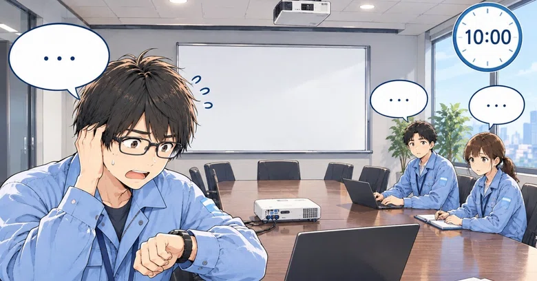 Realization Shock I had a realization when I went abroad and a meeting started late|生産技術の中の人