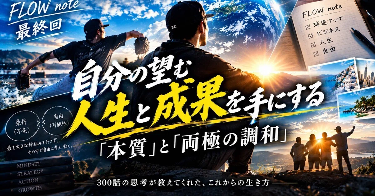 FLOW note | Main Series #300 [Final Episode] Summary of FLOW note: The ...