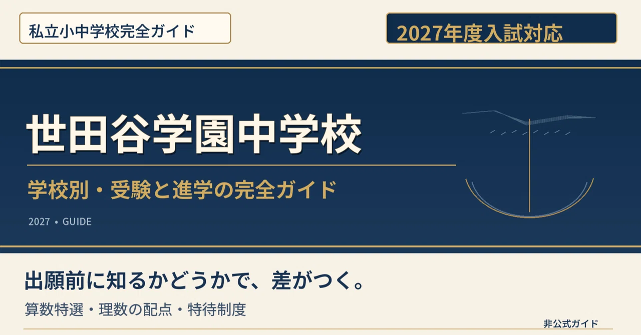 [2027 Academic Year] Setagaya Gakuen | Mastering the February 1st ...