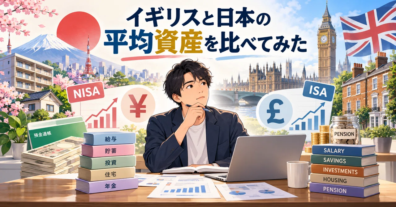Comparing Average Assets: Who Is Richer, the Japanese or the British?｜かみゅ
