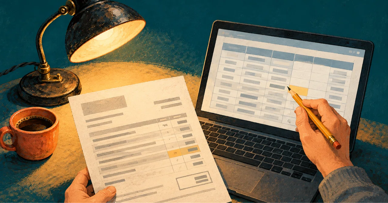 An AI that turns invoice PDFs into CSVs. What I'm curious about is what ...