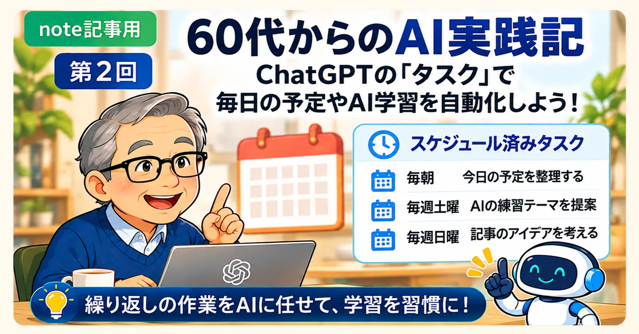 [AI Practice Journal for Those in Their 60s, Part 2] Automate Your ...