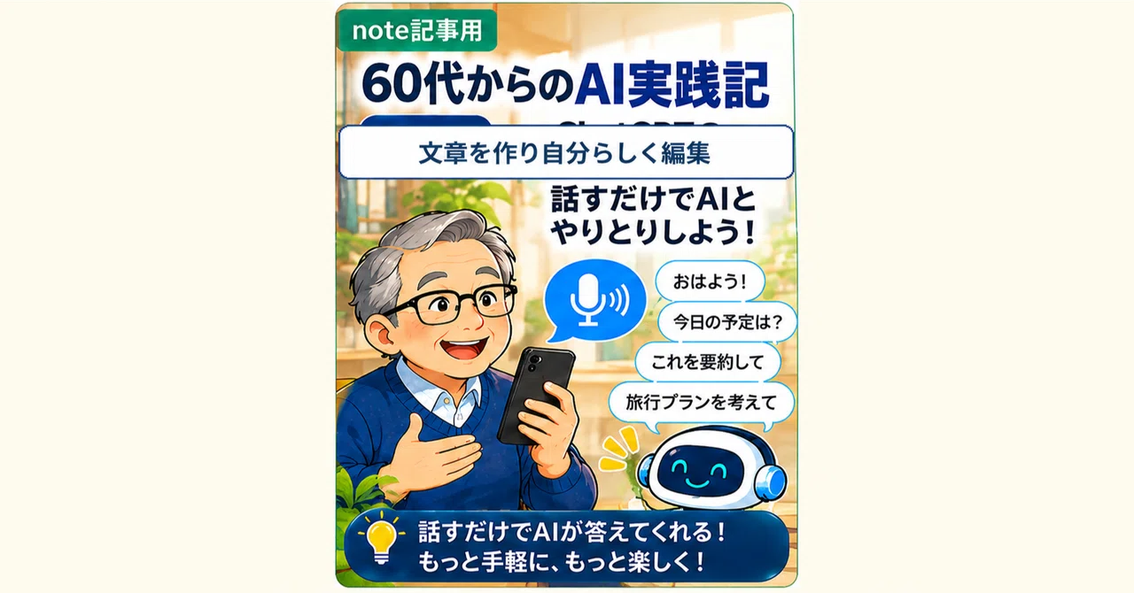 [AI Practice Journal for Those in Their 60s, Part 4] Let's Create Text ...