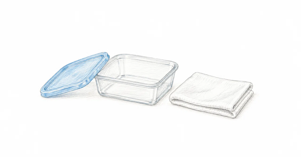 Until the container for the shared food returns｜こより