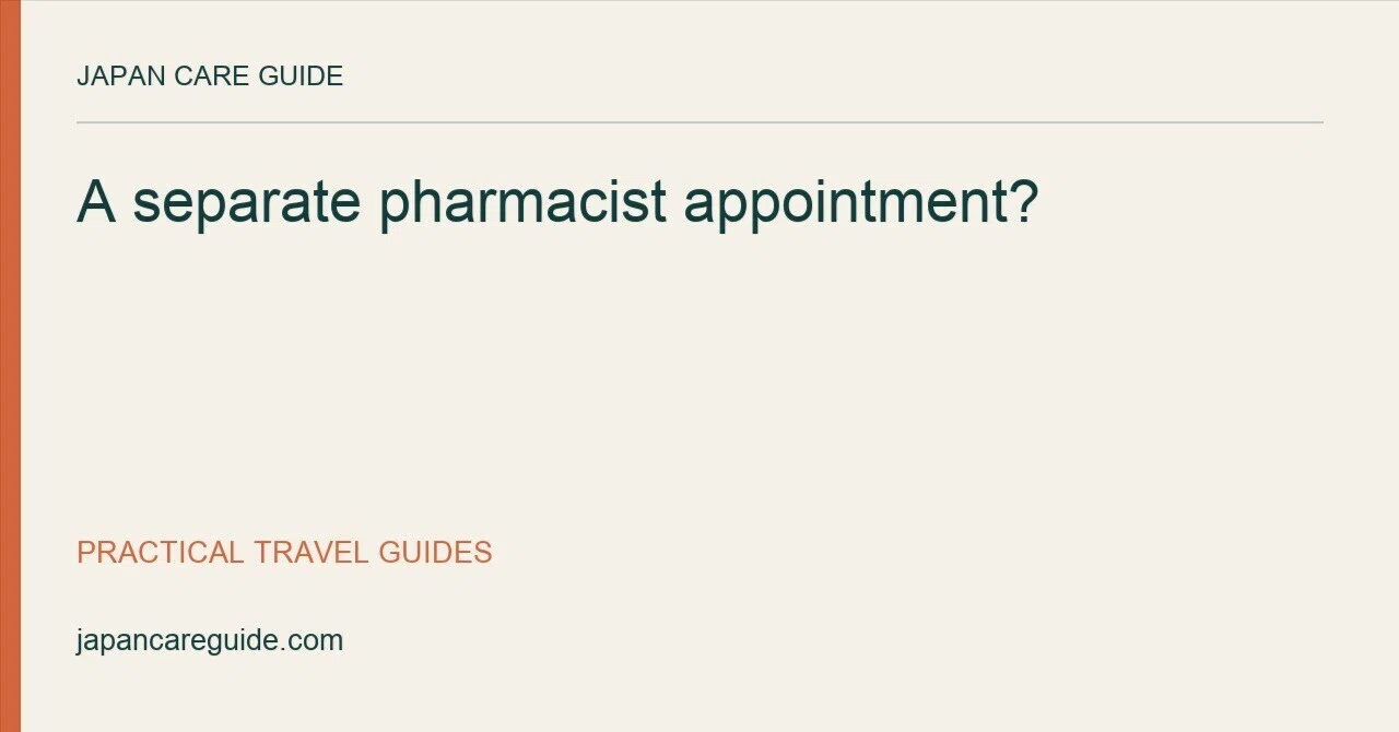 After an online doctor appointment in Japan: do you need a separate ...