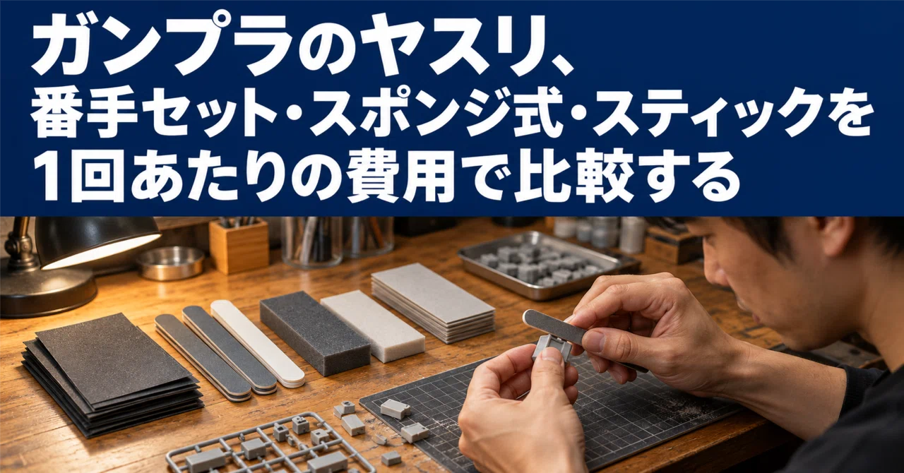Comparing Gunpla Sandpaper: Grit Sets, Sponge Types, and Sticks by Cost ...
