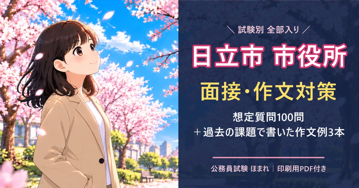 [Hitachi City Hall Interview & Essay Preparation] 100 Expected ...