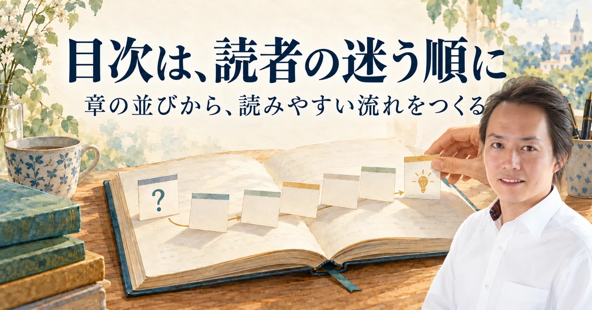 Yuichi Masuda | Trying to arrange the table of contents for an e-book ...