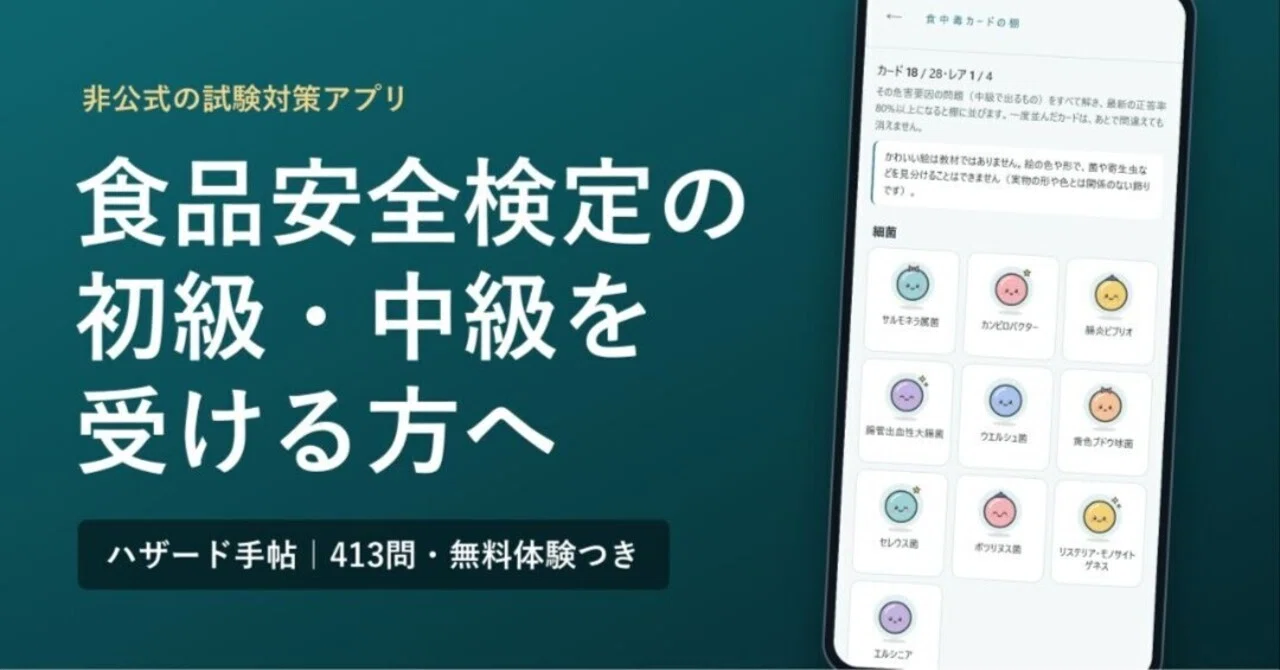 ハザード手帖 note記事のサムネイル