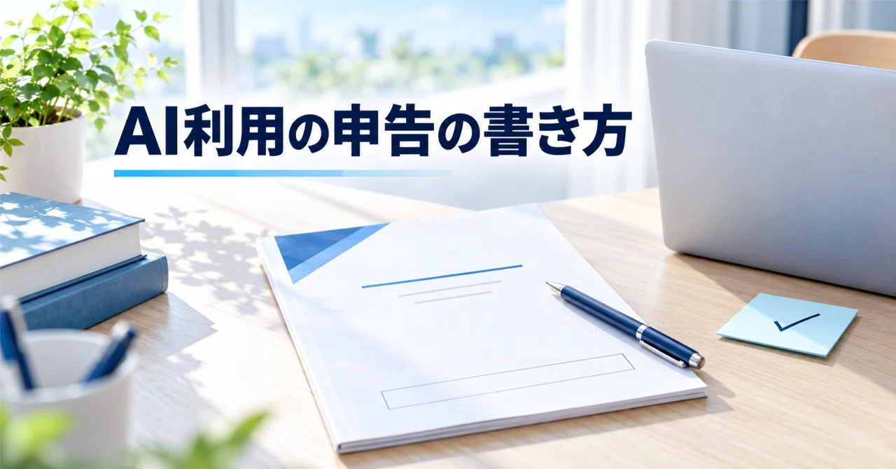 Reporting Cycle Sample How to Declare AI Usage in Reports, Including Ready-to-Use Examples|夜明 ...