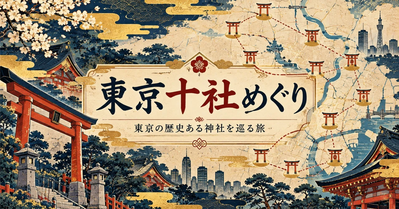 Tokyo Ten Shrine Pilgrimage | A Journey Visiting 10 Historic Shrines in ...
